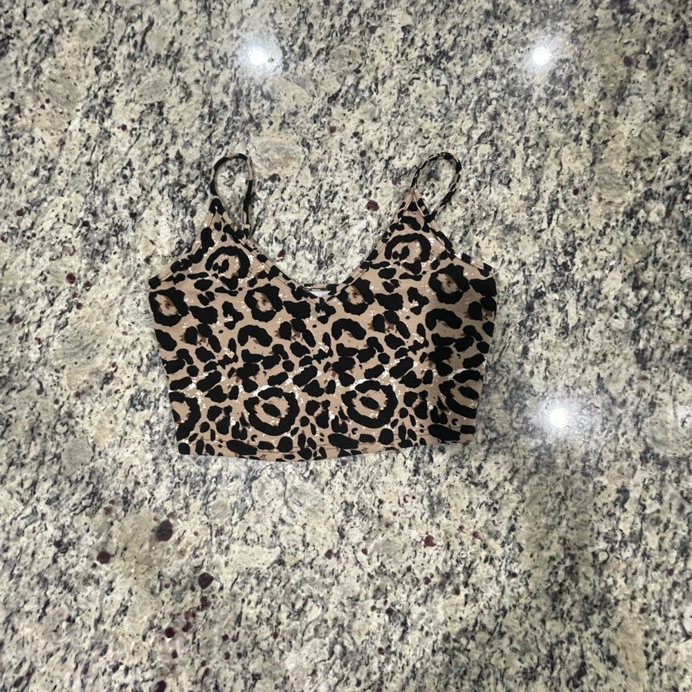 Cheetah crop top